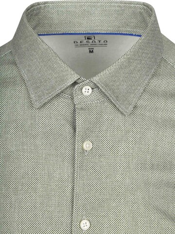 DESOTO Slim fit Button Up Shirt in Green