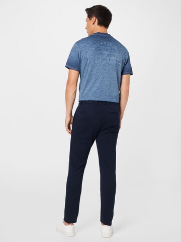 Coupe slim Pantalon chino 'Milano' Clean Cut Copenhagen en bleu