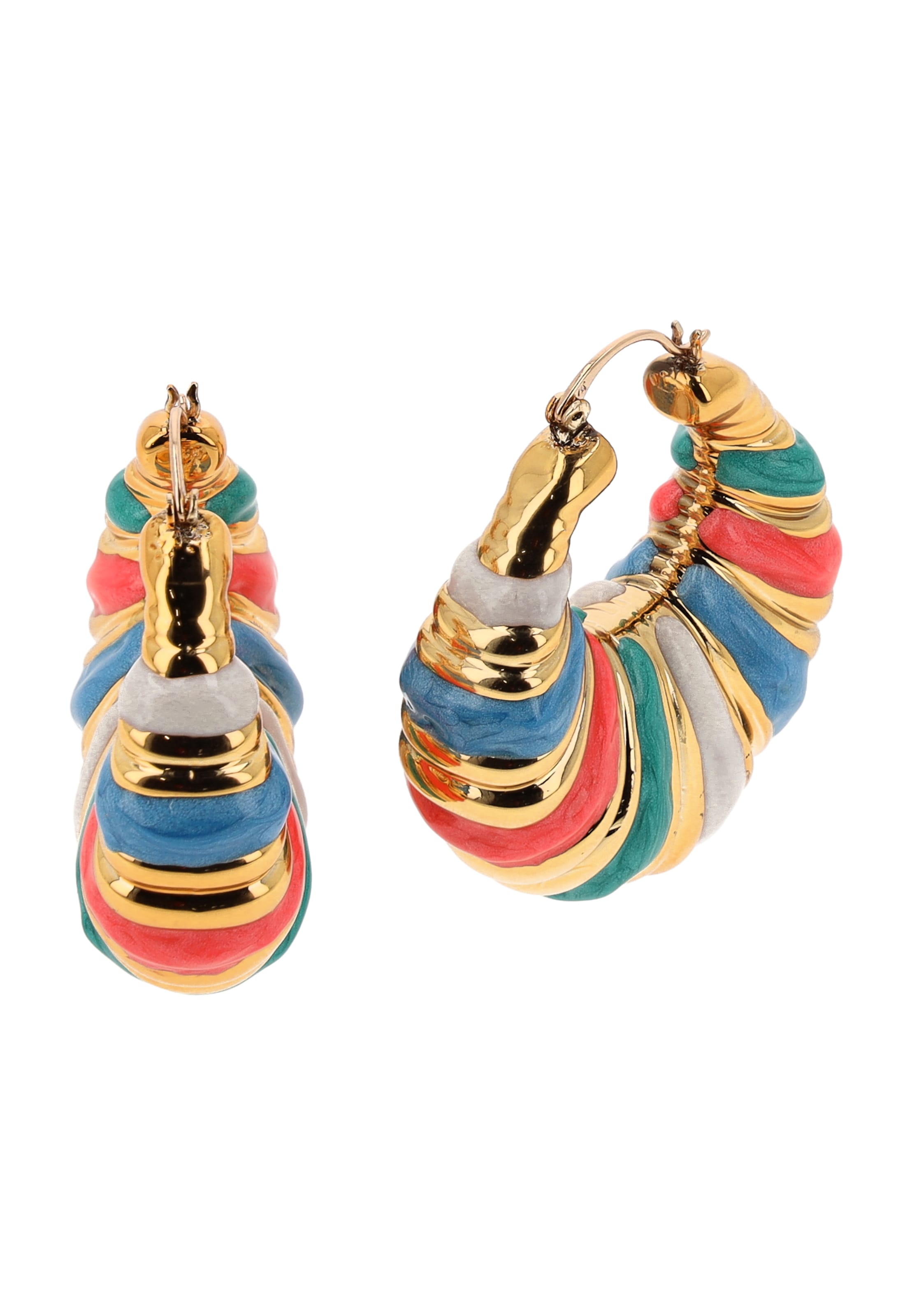 Boucles d'oreilles IZIA en mélange de couleurs