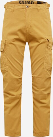 Pantaloni cargo di ALPHA INDUSTRIES in giallo: frontale