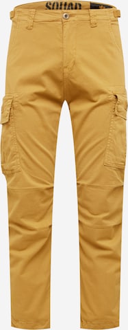 Regular Pantalon cargo ALPHA INDUSTRIES en jaune : devant
