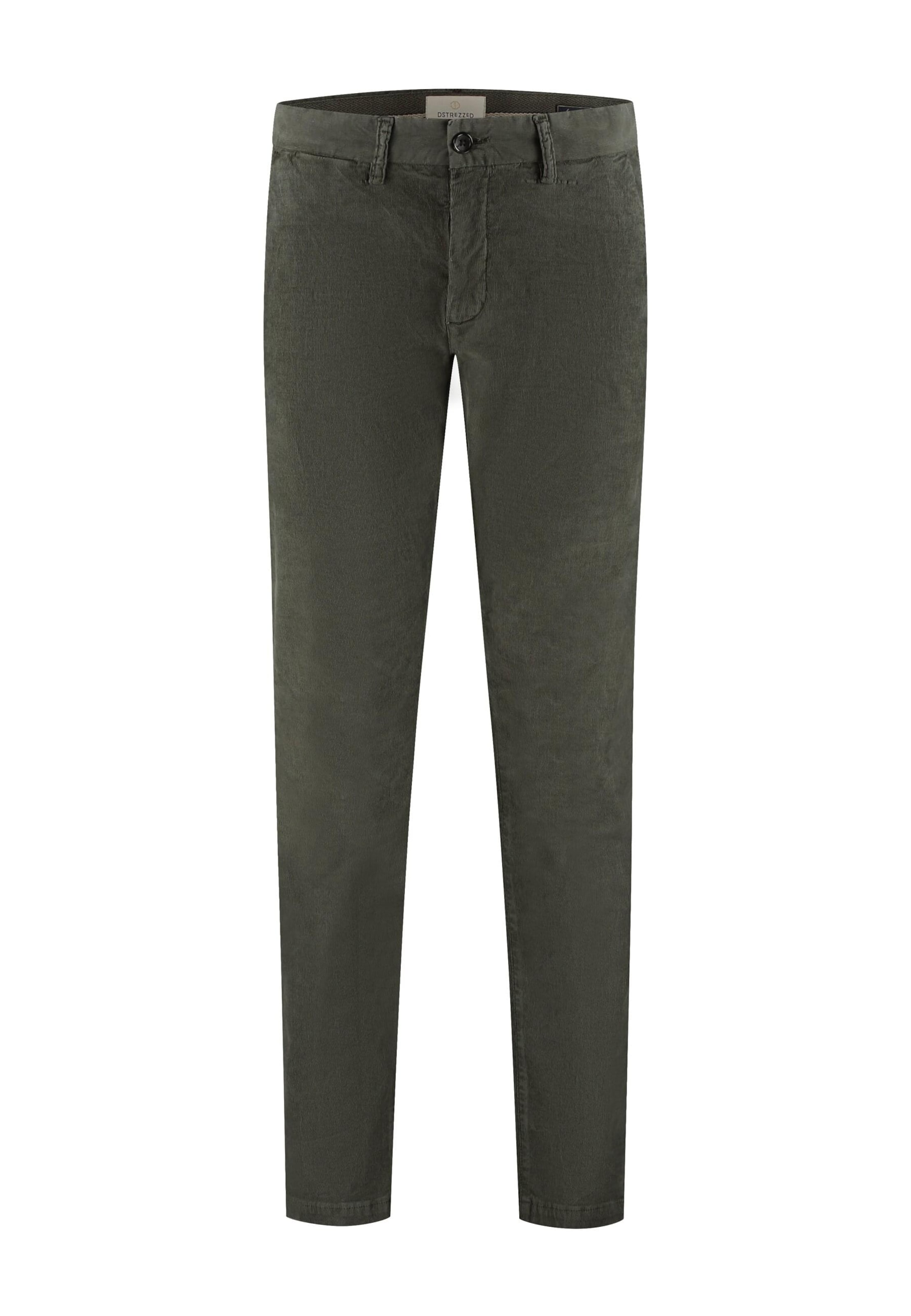 Dstrezzed Normální Chino kalhoty 'Lancaster' – zelená: přední strana
