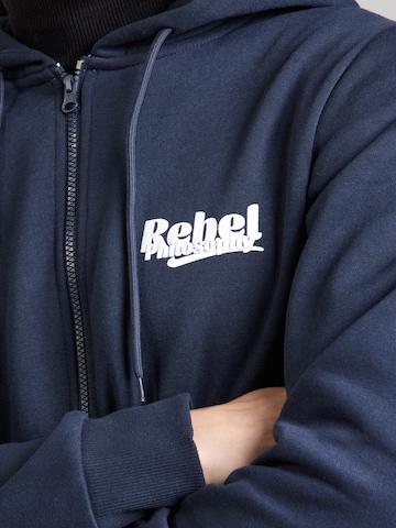 JJ Rebel Ζακέτα φούτερ 'JREBRAKIM' σε μπλε