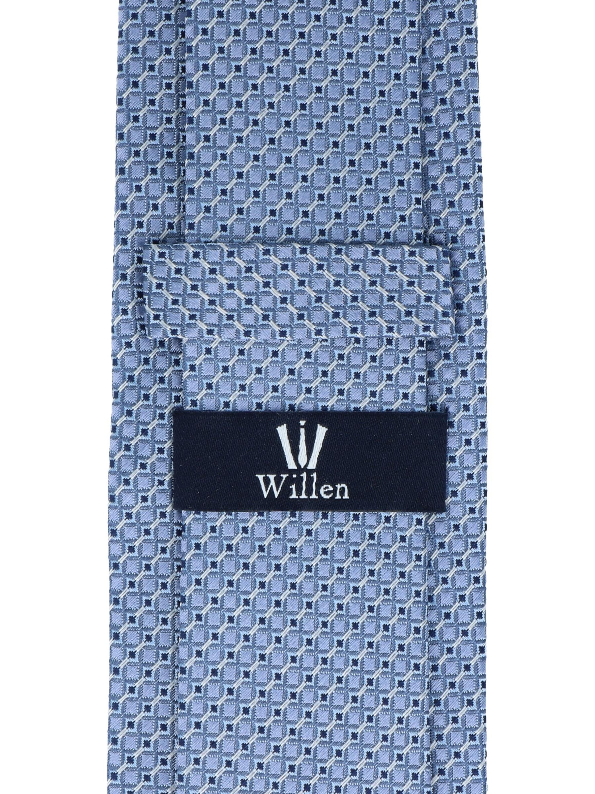 WILLEN Krawatte 'Minimal'‌‌‌‌ in Blau