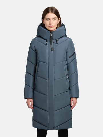 Manteau d’hiver 'Jange-YM' khujo en bleu : devant