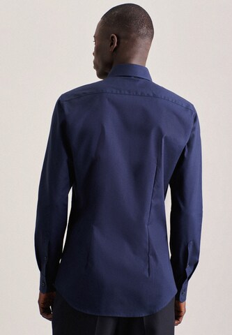 Coupe regular Chemise business SEIDENSTICKER en bleu