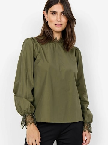 Soyaconcept Bluse 'Netti 82' i grøn: forside