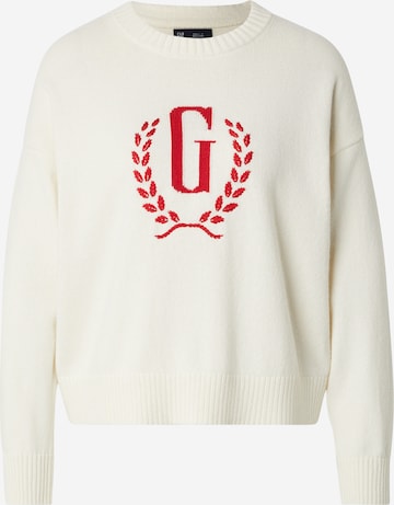 Gap Petite Trui in Wit: voorkant