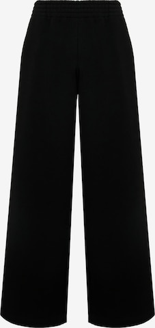 Cat e Lolette Regular Housut 'Palazzo Trousers' värissä musta: etupuoli