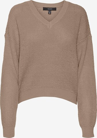 VERO MODA - Jersey 'LEANNA' en beige: frente