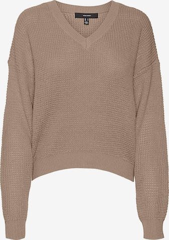 VERO MODA Sweater 'LEANNA' in Beige: front