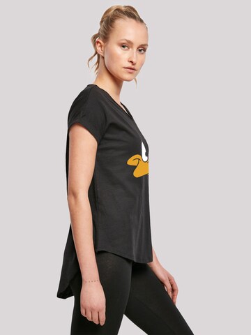 F4NT4STIC T-Shirt 'Looney Tunes Daffy Duck Big Face' in Schwarz