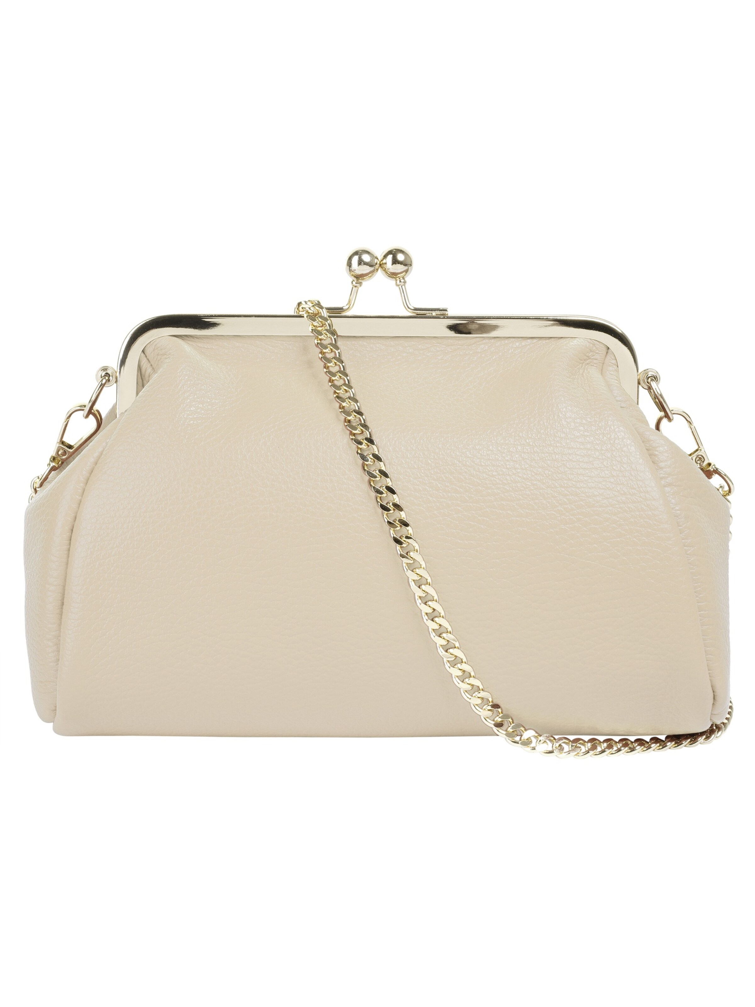 Cluty Clutch‌‌‌‌‌‌‌‌‌ in Beige: Vorderseite