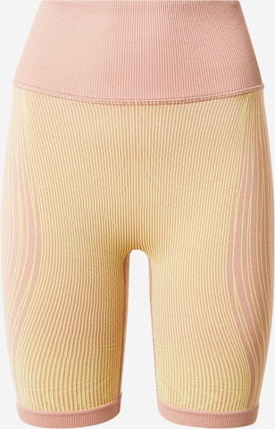 Skinny Pantalon de sport NIKE en rose : devant