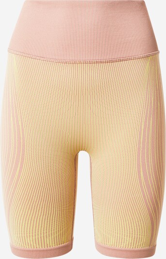 NIKE Pantalon de sport en jaune clair / rose, Vue avec produit