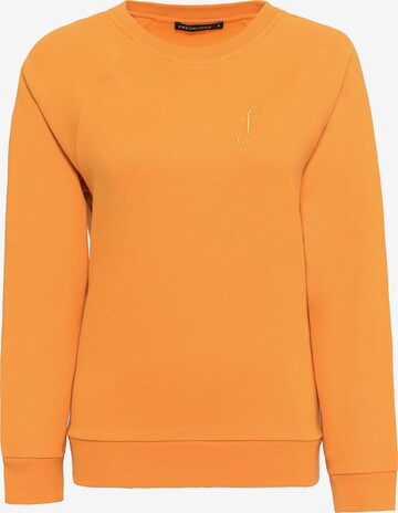 Pull-over oversize FRESHLIONS en orange : devant