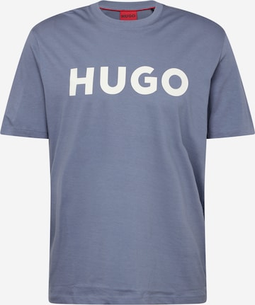 HUGO Red T-shirt 'Dulivio' i blå: framsida