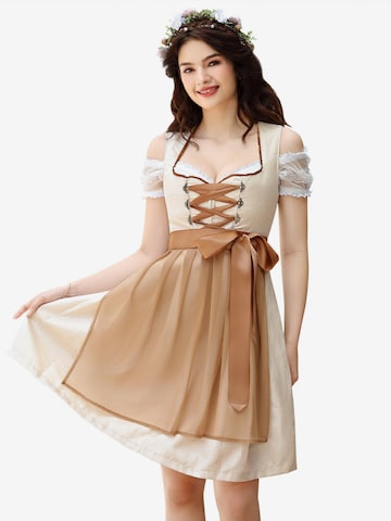 Yesfashion Dirndl in Orange: front