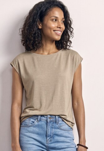 STREET ONE Shirt in Beige: front