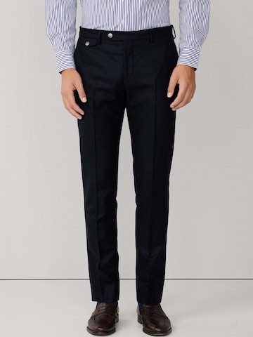 Hackett London Slimfit Chino 'Kensington' in Blauw: voorkant