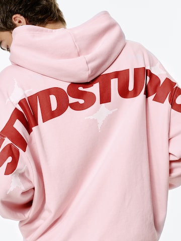 Sweat-shirt 'STWD STUDIO' Pull&Bear en rose