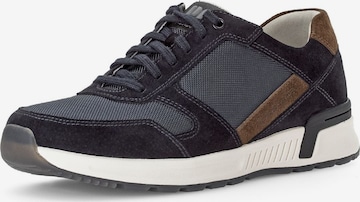 Sneaker bassa di Pius Gabor in blu: frontale