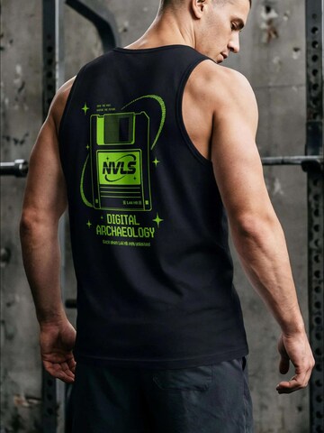 Neverless Shirt 'Digital Archaeology' in Black