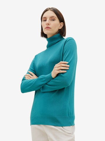 TOM TAILOR Sweater in Green