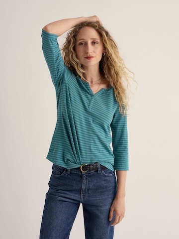 Seasalt Cornwall Shirt 'Carlyon' in Blauw: voorkant