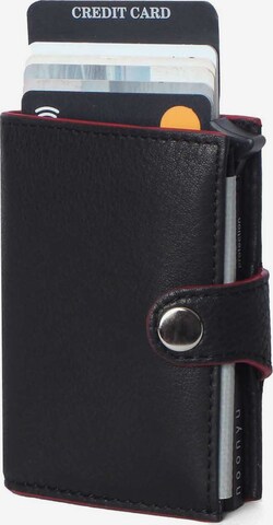 margelisch Portemonnee 'Noonyu single col.edge' in Zwart: voorkant