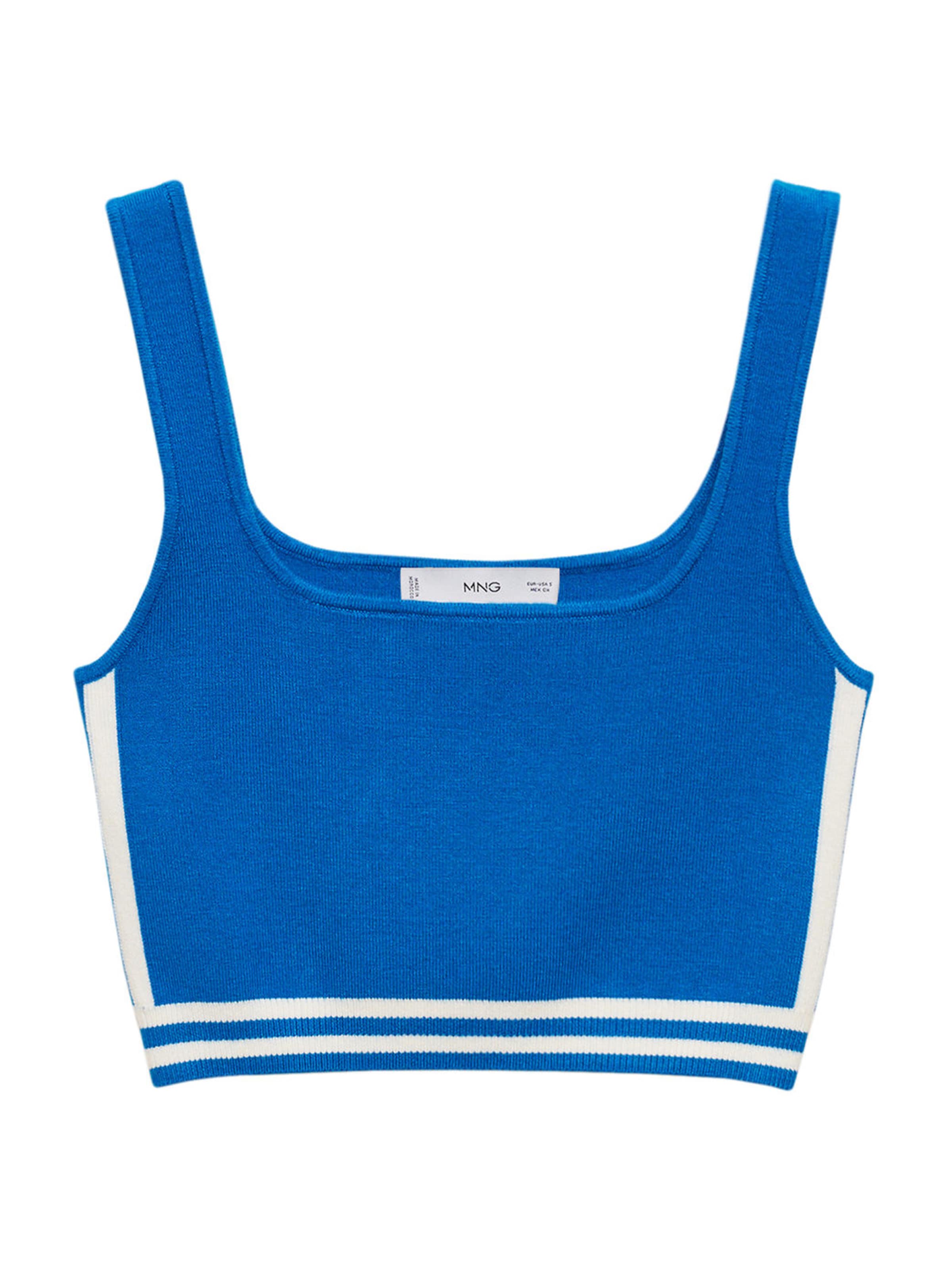 MANGO Kardigany 'ELVIS' – modrá: přední strana