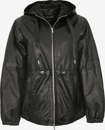 Jilani Between-Season Jacket 'Camelia' in Black: front
