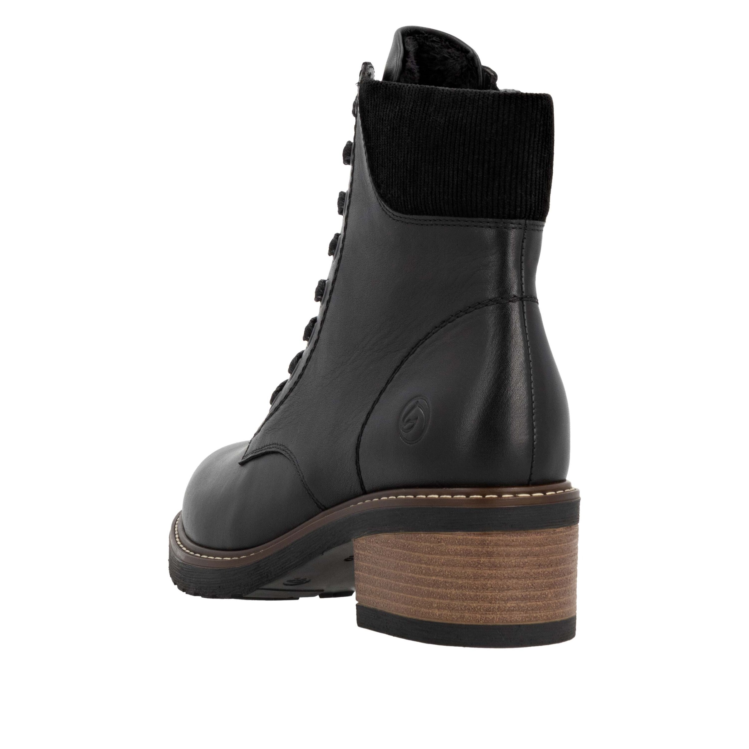 Bottes à lacets 'D1A70' REMONTE en noir