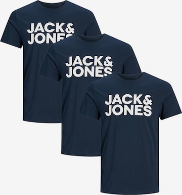 JACK & JONES Shirt 'Corp' in Blue: front
