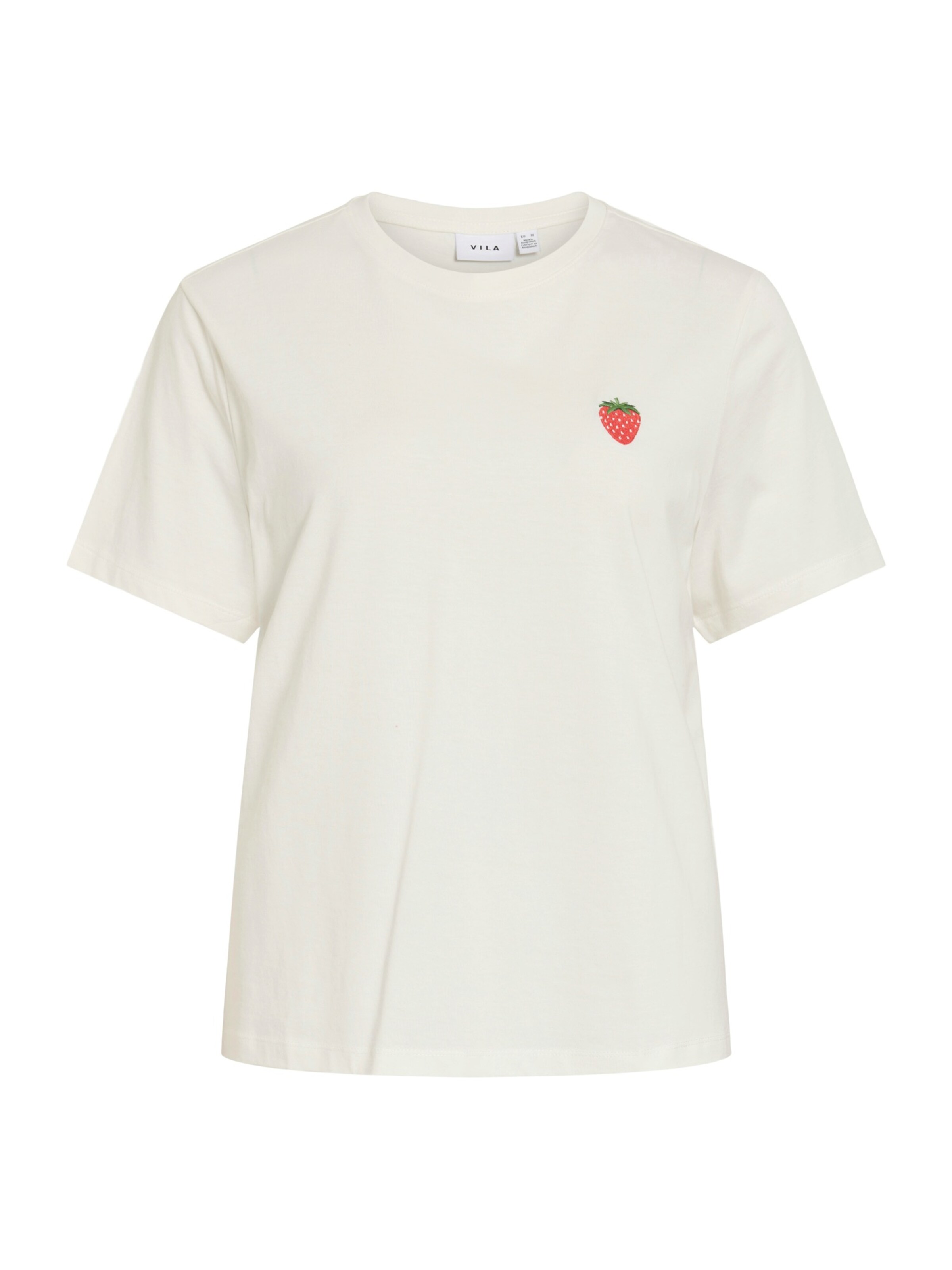 VILA Shirts 'VISYBIL BERRY' i XS i grøn / lys rød / hvid, Produktvisning