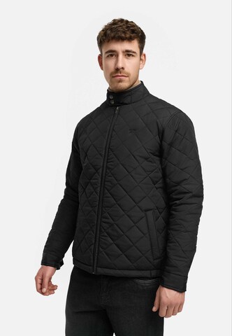 INDICODE JEANS Between-season jacket 'Doro' in Black