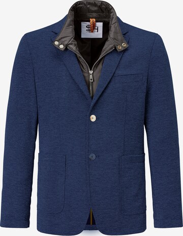 S4 Jackets Slim Fit Sakko in Blau: predná strana