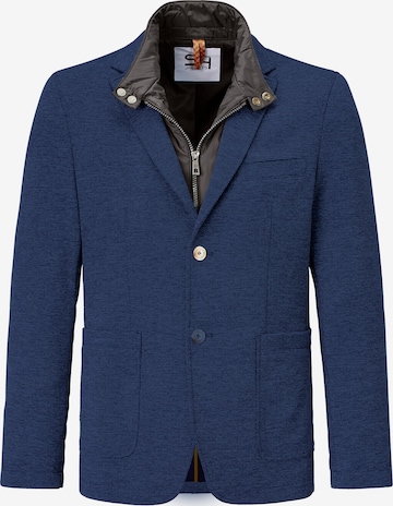 S4 Jackets Slim fit Suit Jacket in Blue: front