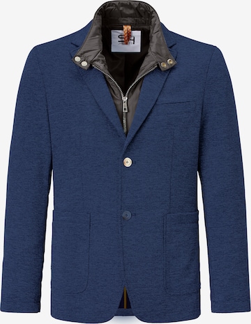 S4 Jackets Slim Fit Sakko in Blau: predná strana