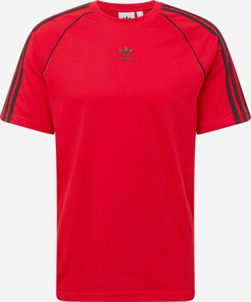 ADIDAS ORIGINALS - Camisa 'SST' em vermelho: frente