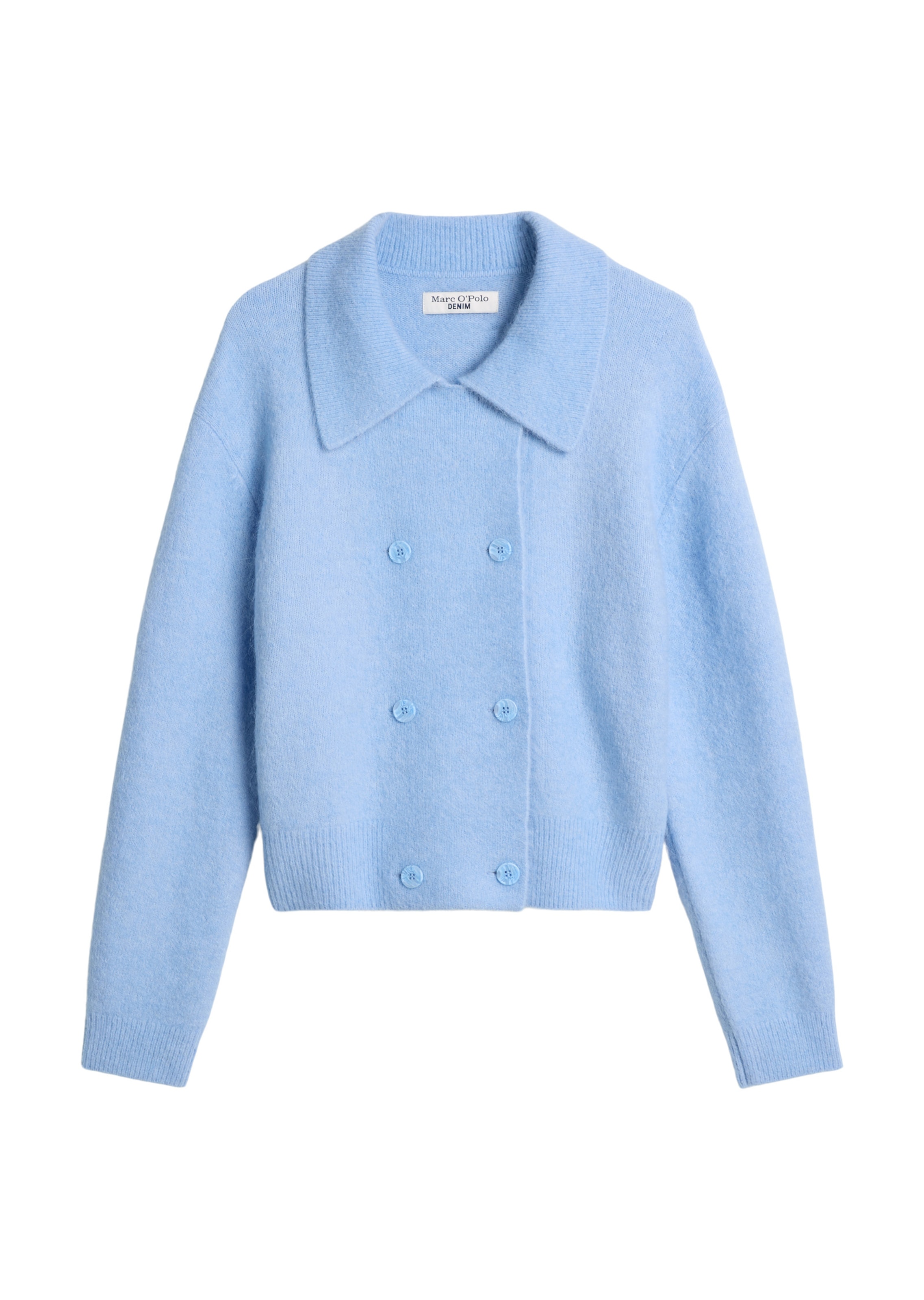 Marc O'Polo DENIM Strickjacke in Blau: Vorderseite