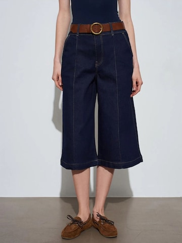 Dilvin Wide leg Pants in Blue