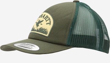 Carhartt WIP Шапка с козирка 'Take Off' в зелено: отпред