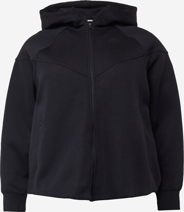 Nike Sportswear Sweatjacke in Schwarz: predná strana