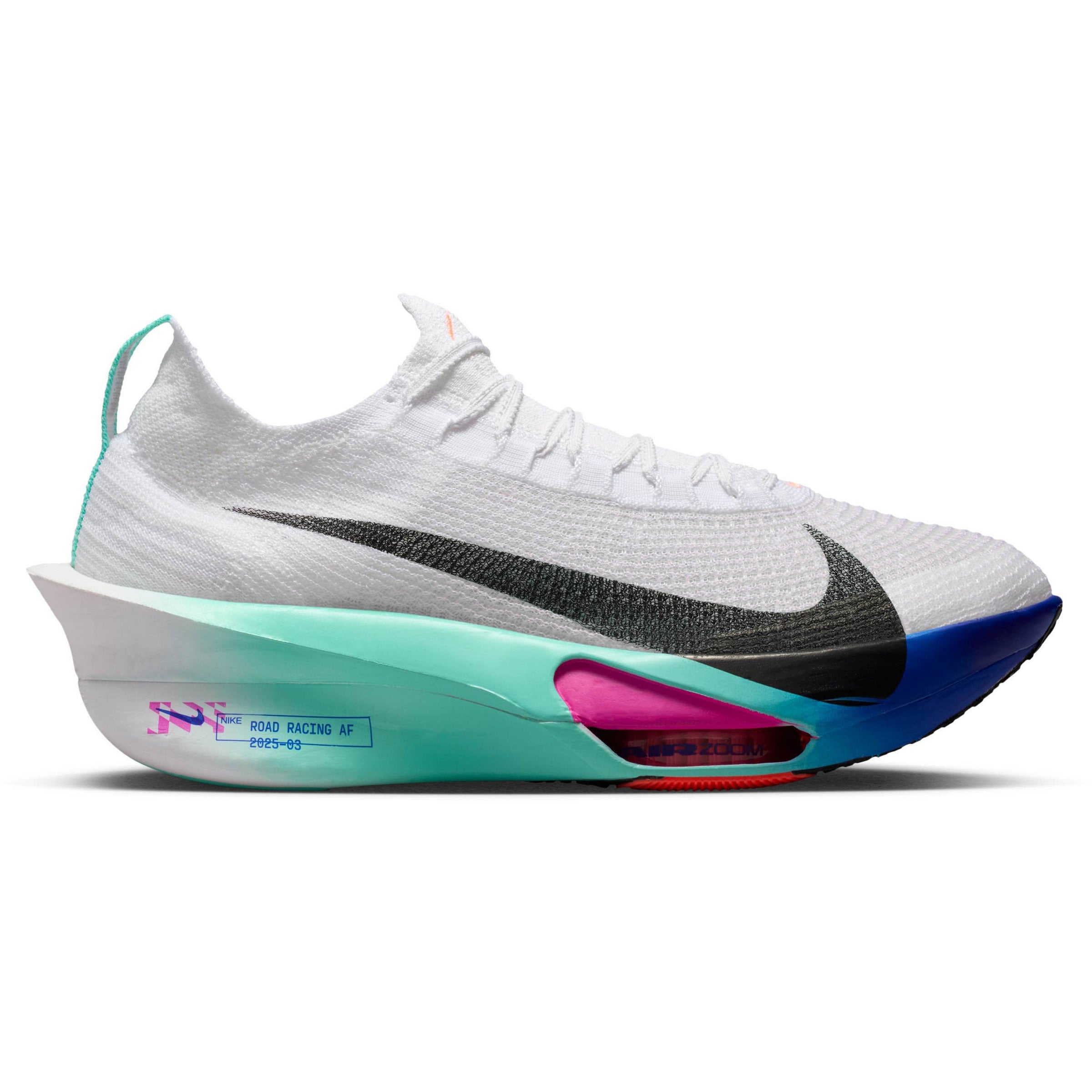 NIKE Running Shoes 'AIR ZOOM ALPHAFLY NEXT 3' in Light green / Purple / Black / White, Item view