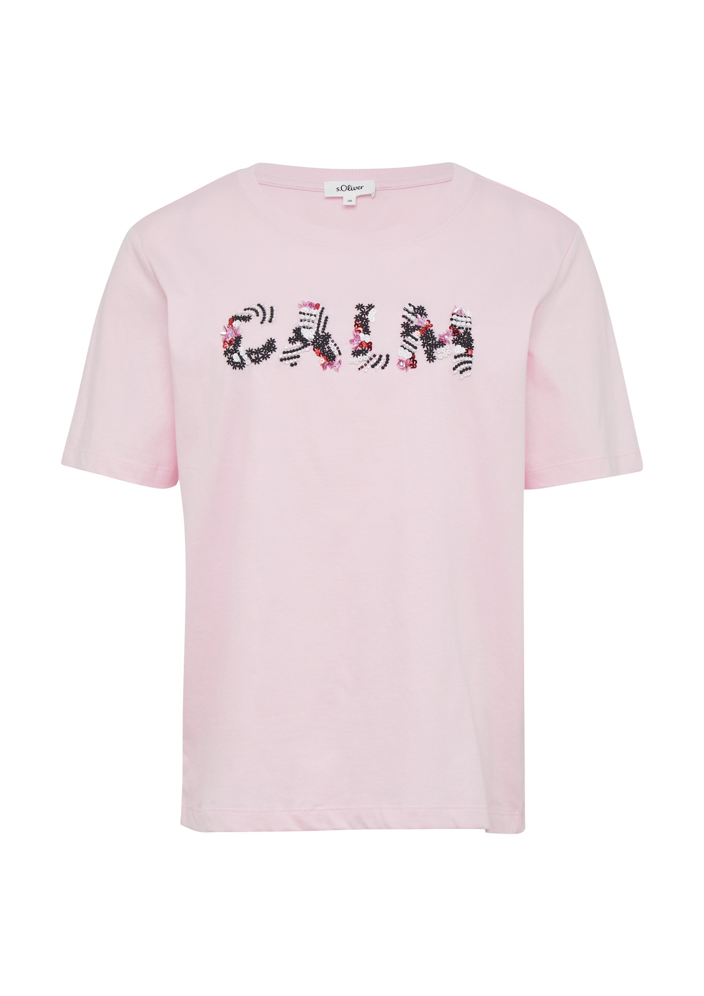 s.Oliver Shirt in Roze: voorkant