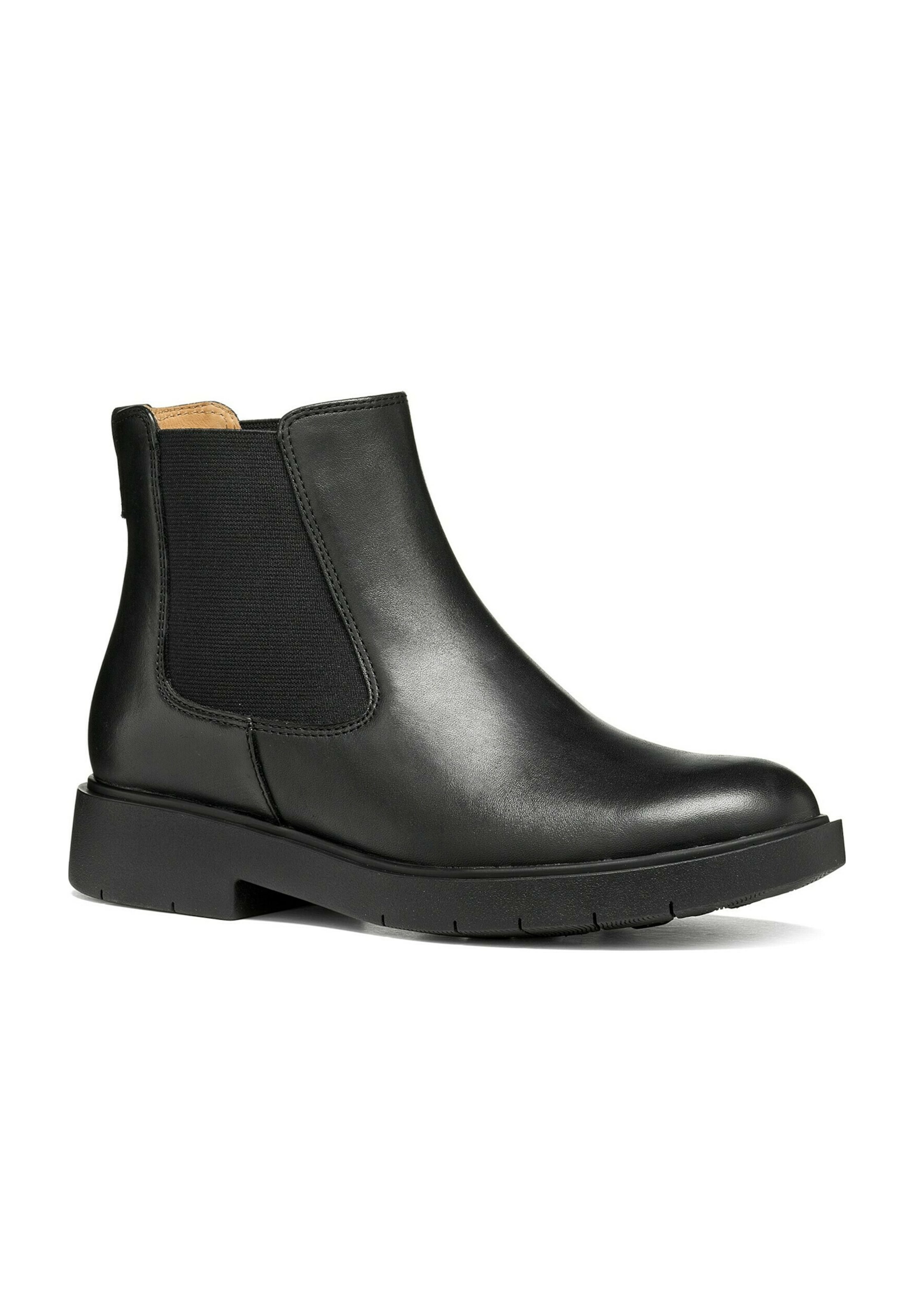 GEOX - Botas Chelsea en negro: frente