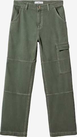 Regular Pantaloni eleganți de la MANGO pe verde: față