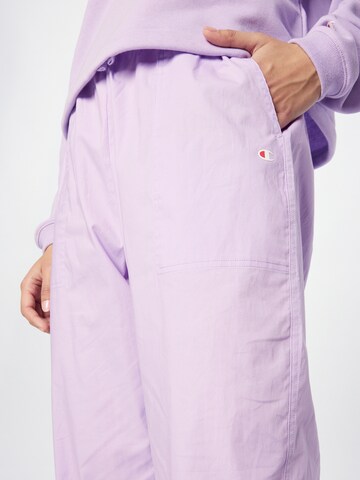 Champion Authentic Athletic Apparel Lużny krój Spodnie w kolorze fioletowy