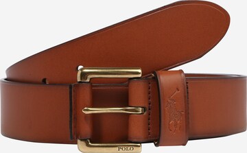 Ceinture Polo Ralph Lauren en marron : devant